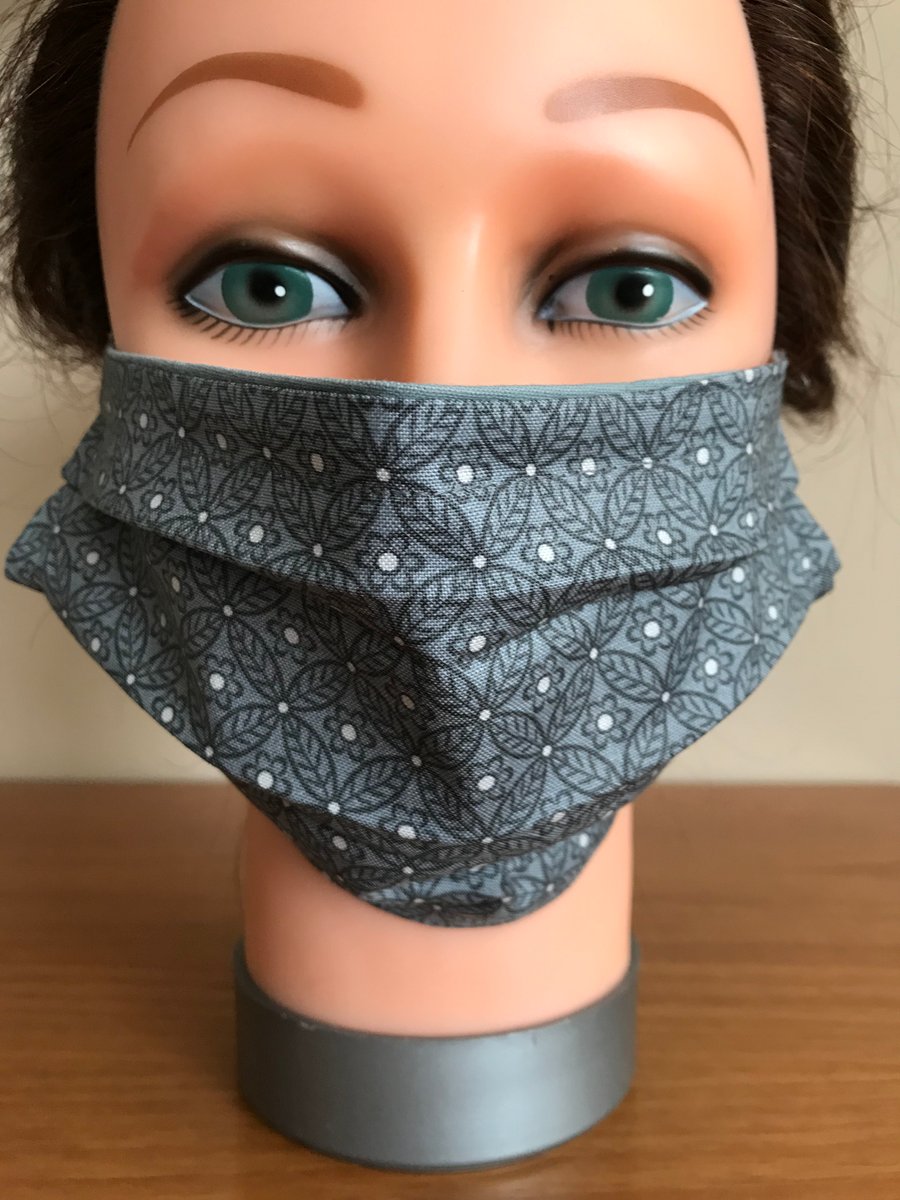 Adult face cover in Liberty of London print fabric The Winterbourne Collection