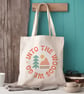 Into The Woods We Go Tote Bag - Forest Shopping Bag