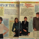 A multi-size sewing pattern for women's jackets and blouses (Woman's Weekly)