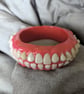 Creepy teeth bangle 