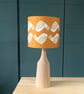 SALE - Bird Handmade Lampshade - Orange (20cm diameter) - Image 1
