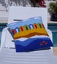 Knitting Pattern for Beach Huts Cushion.  Digital Pattern - Image 2