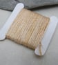15m Natural Dye Pale Golden Brown Pure Silk Embroidery Thread - Image 2