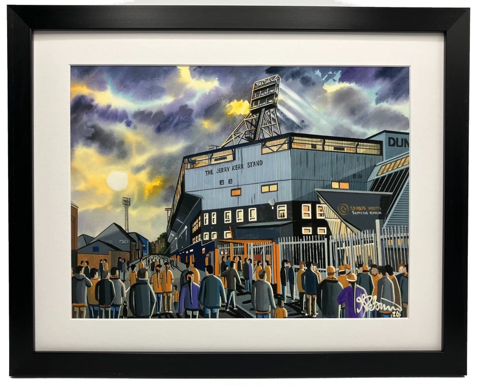 Dundee U, Framed & Unframed Art Print, Utd United Football Club FC, Stadium Gift