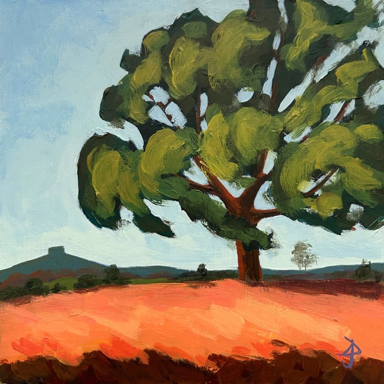 Penshaw from afar - Original acrylic painting 