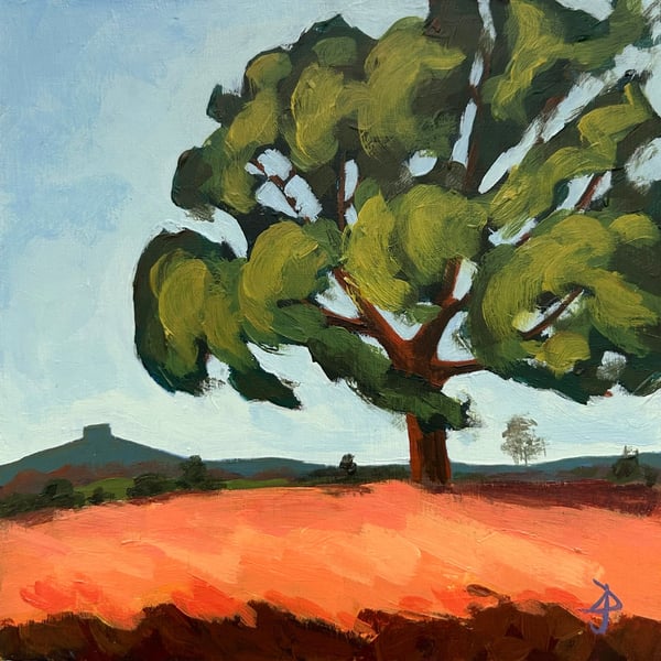 Penshaw from afar - Original acrylic painting 