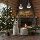 Handmade Stoneware Candle & Diffuser Set Inspired by the New Forest