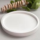 White Round Coaster - Circle coasters - Round coasters - modern coaster