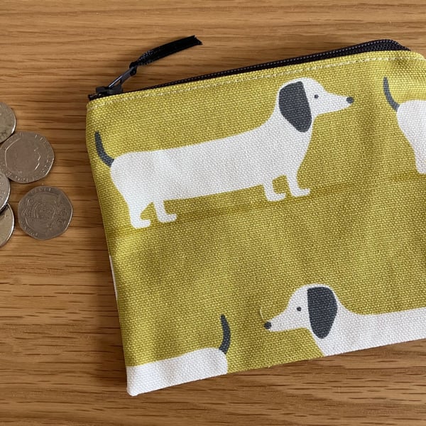 Dachshund Coin Purse, Handmade in the UK