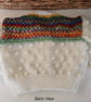 Bobble Design Merino Wool Baby Cardigan 0-6 months size - Image 3