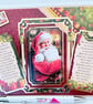Christmas Card, Santa Twas the Night Before Xmas Story, 3D Keepsake Card