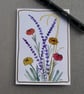 Garden Flowers Blank Greetings Card - Unique and Hand Painted - Image 6