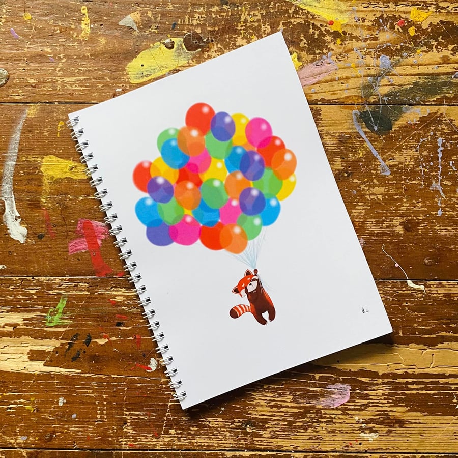 Uh- Oh - A5 wire bound notebook