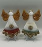 Imperfect Edition Red & Green Angels – Christmas Hanging Decoration - Image 5