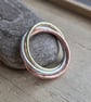 Russian wedding ring, Silver, brass and bronze - Image 5