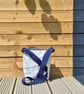 Small Upcycled Sailcloth Crossbody Bag – Zipped Everyday Shoulder Bag - Image 3