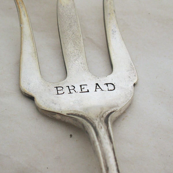 Perfectly Imperfect, antique bread serving fork