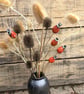 5 x rosehip stems -  sculptural ceramics  for stylish floral arrangement - Image 3
