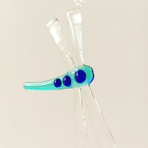 Fused Glass Dragonfly 