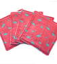 Reusable Baby Wipes, Face Cloths, Washable Wipes, Eco Friendly, Flamingos-BD144 - Image 2