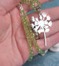 Dandelion Pendant Necklace in a Choice of Bead Colours, Nature Jewellery - Image 6