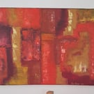 An  Original Abstract painting in Oil called Travel