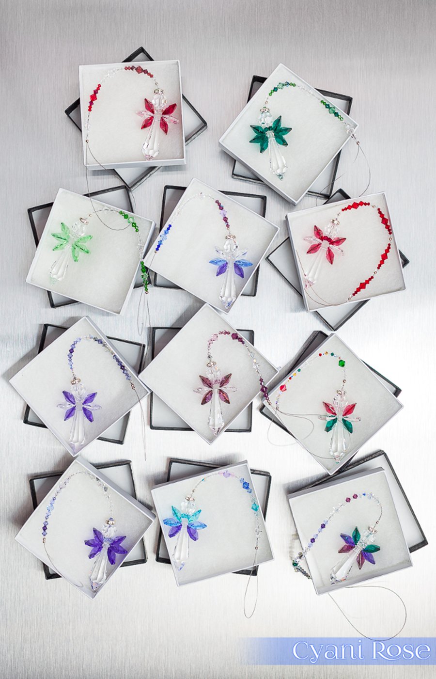 Super Sparkly Large Swarovski Angel Sun Catcher-for Lee