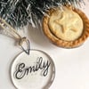Personalised Clear Bauble