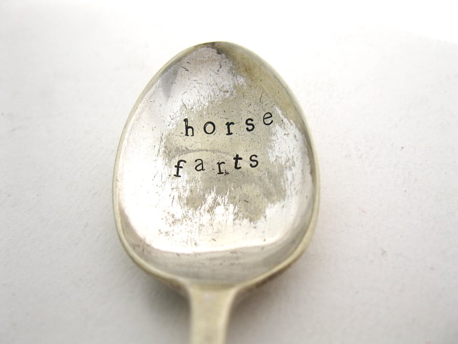 Very silly rude teaspoon