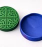 Celtic Knot Coaster Set with Holder, 3D Printed Drinks Coasters, 100 mm - Image 2