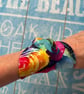 Floral summer cuff wristband bracelet  - Image 3
