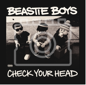 LEGO-Inspired Beastie Boys "Check Your Head" – 5x5" Mounted Print