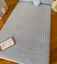 New Handmade Baby Blanket – Silver – Bamboo & Cotton Blend