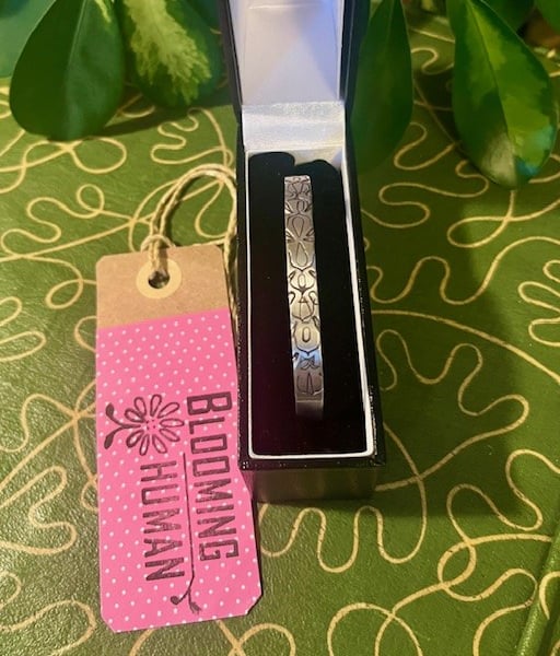 Handmade Unique Solid Sterling Silver 925 Hand-Stamped Open Cuff Bracelet