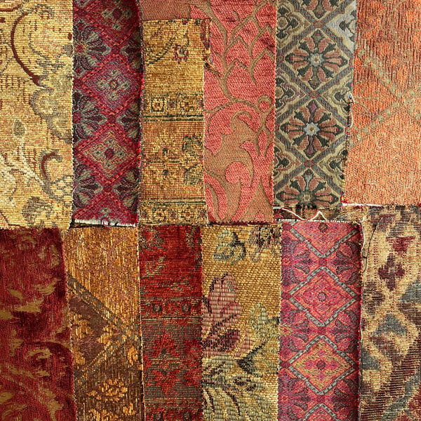 Upholstery fabric destash, gift for crafters, fabric bundle,