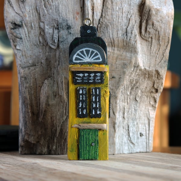 Wonky Driftwood Hoose, Driftwood Art from Scotland No27 
