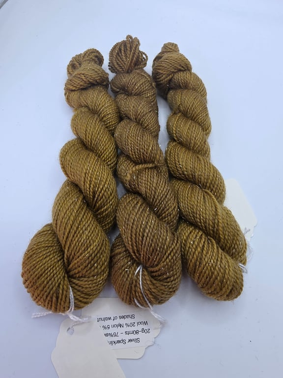 Sliver Sparkle sock yarn