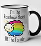 I'm The Rainbow Sheep Of The Family Novelty Gay Mug Gift Idea Funny Joke Present - Image 3