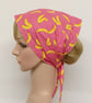 Wide cotton head scarf for women, self tie hair covering, summer hair scarf - Image 1