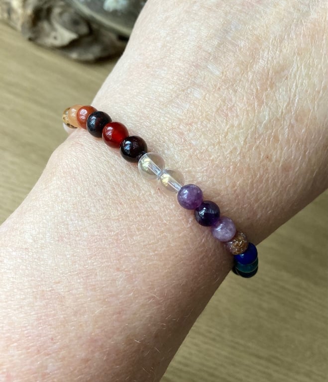 Ombre Chakra Healing Bracelet 