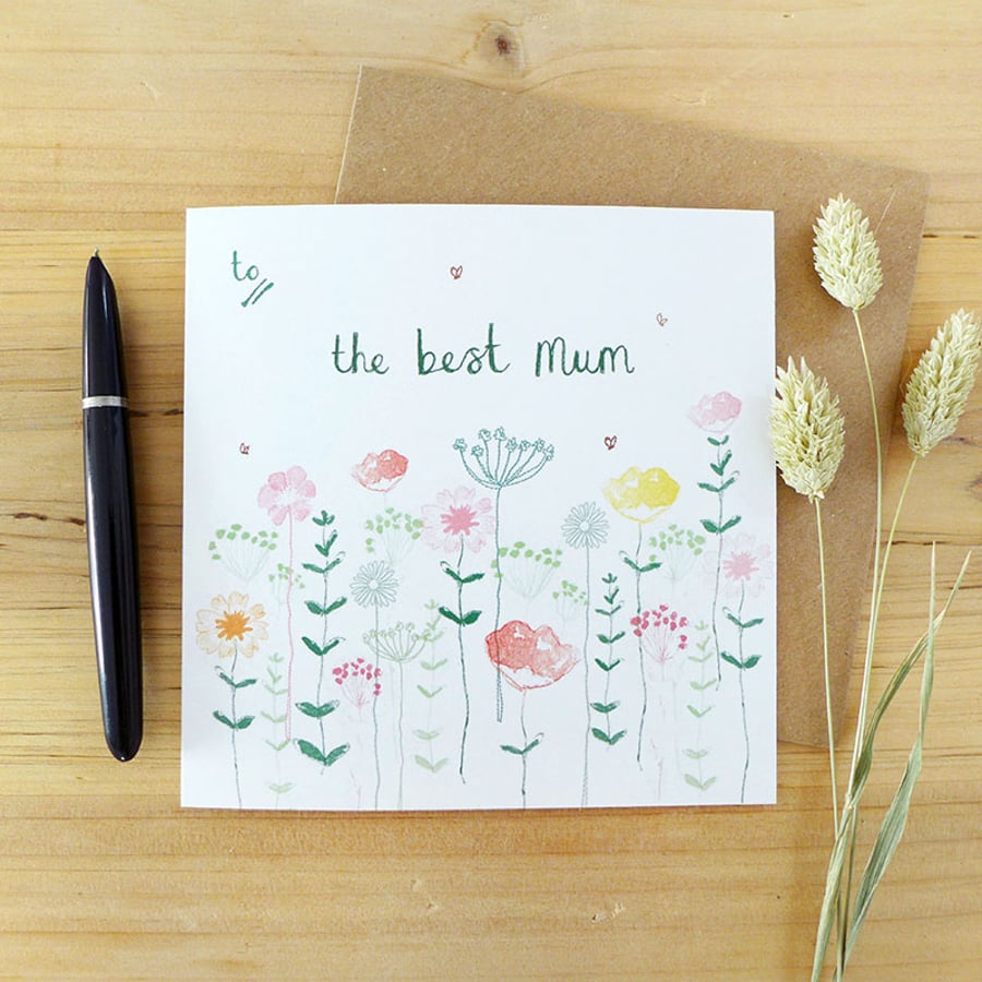 Card - to the best mum