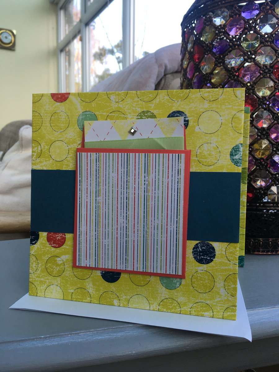 Concertina mini scrapbook album, photo album, birthday card 