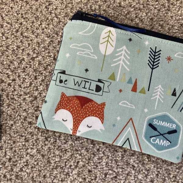 Fox Head Coin Purse, Handmade in the UK