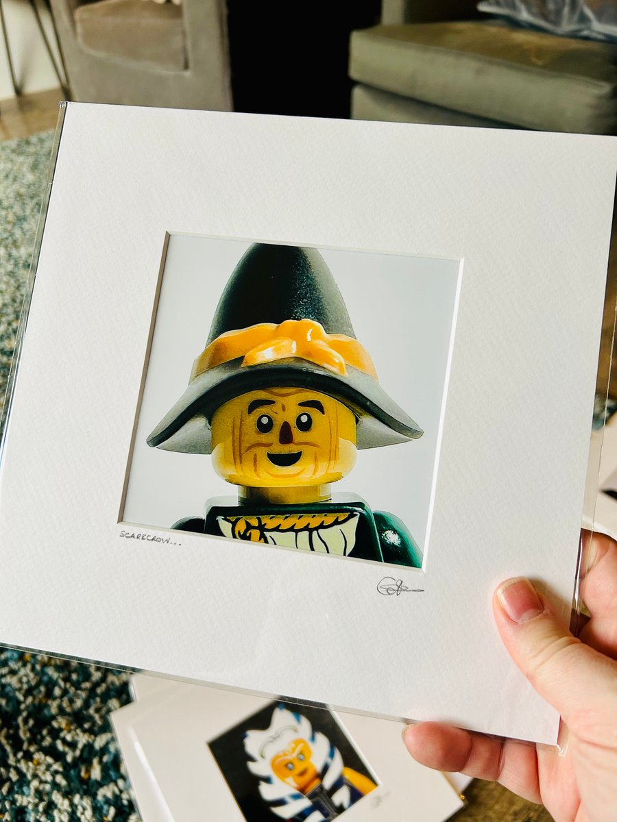 SCARECROW - Mounted Lego minifigure photo print 