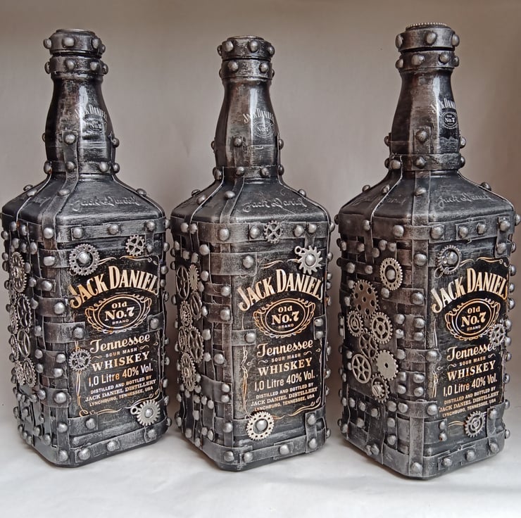 Buy Steampunk Gentleman Jack bottle Empty at Ubuy Bhutan