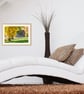 autumn trees romantic wooden hut cottage landscape housewarming new home gift - Image 4