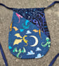 Tie-On Pocket - Large Night Dragons