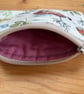 Hedgehog Print Quilted Fabric Mini Purse - Image 5