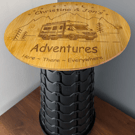 Folding Table Motorhome Themed with or without personalised names of your choice