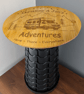 Folding Table Motorhome Themed with or without personalised names of your choice